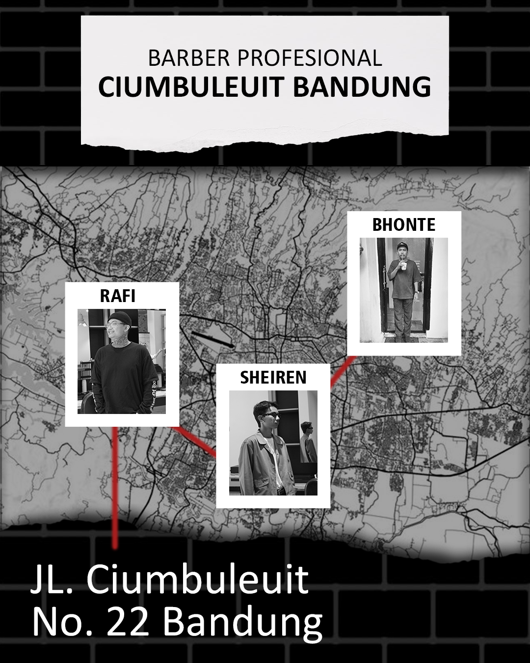 Barbershop Thecutrumah Cabang Ciumbeuluit, Bandung - Barbershopindonesia